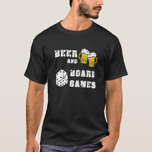 Camiseta Beer E Conselho Games Para Jogadores Nerd Geek Par (Frente)