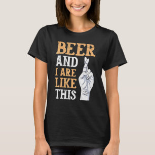 Camiseta Beer E Eu Somos Tão Bebidas Homens Malle Festi