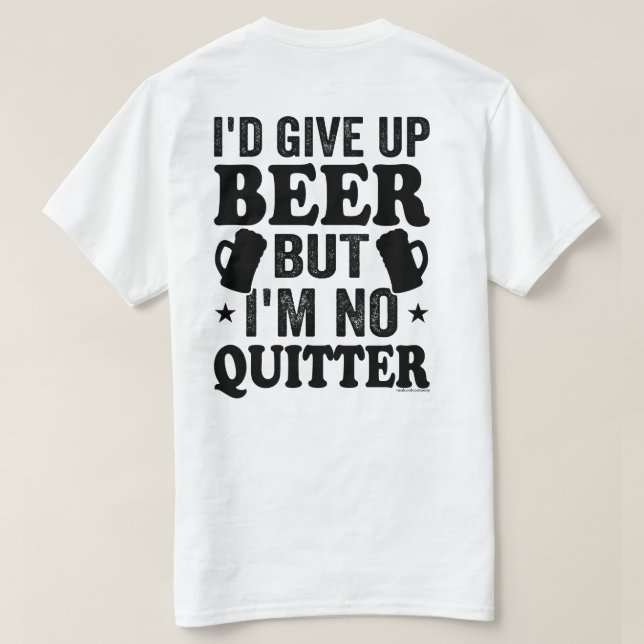 Camiseta Beer Engraçada Amante (Verso do Design)