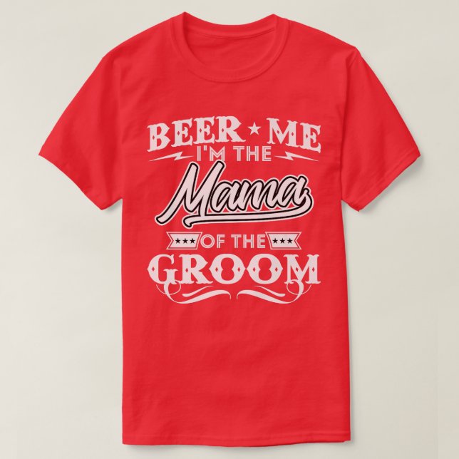 Camiseta Beer Eu Sou A Mãe Da Camada De Bebidas Drinker. (Frente do Design)