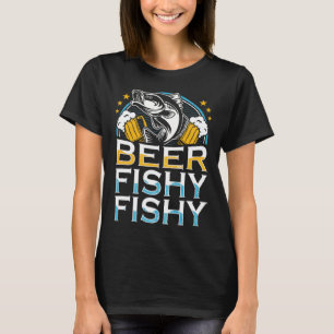 Camiseta Beer Fishy Fishy Pesca Pão Pescador Ret