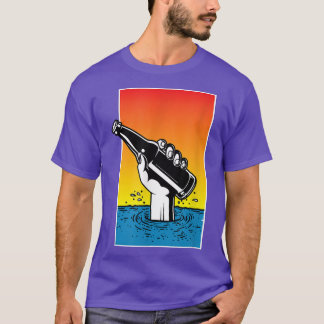 Camiseta Beer From Lake Pool Beer Bottle Party 