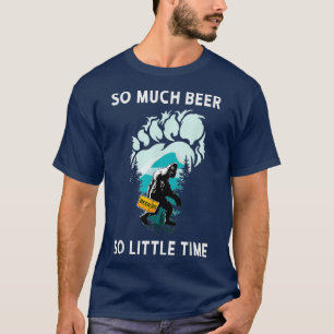 Camiseta Beer Lover Bigfoot Beer Beer Engraçado Sasquatch E