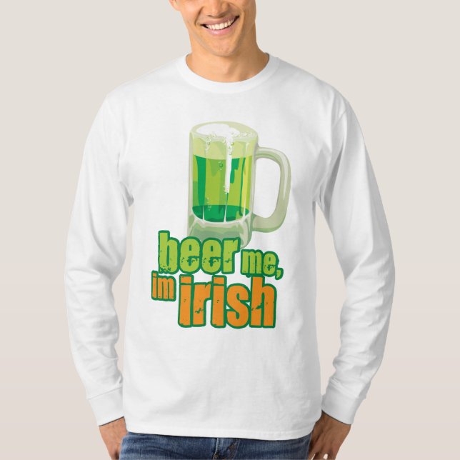 Camiseta Beer Me Im Irish (Frente)