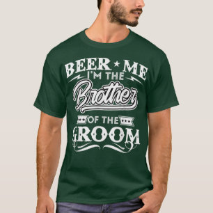 Camiseta Beer Me Sou O Irmão Da Bebê-Bebida