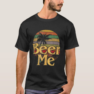 Camiseta Beer Me Vintage Retro California Beach Sunset Fash