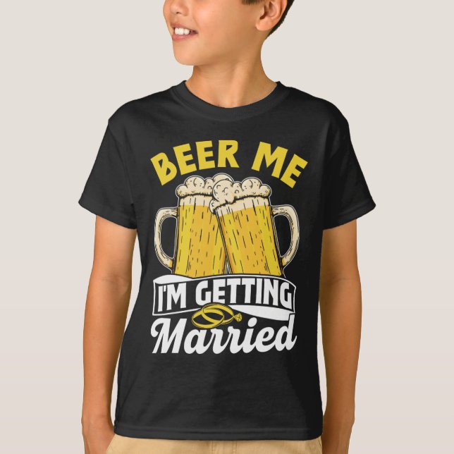 Camiseta Beer Me, vou casar com o noivo Bach (Frente)