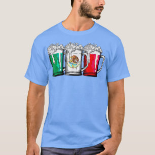 Camiseta Beer Meican Flag Cinco De Mayo Women Meico Gifts