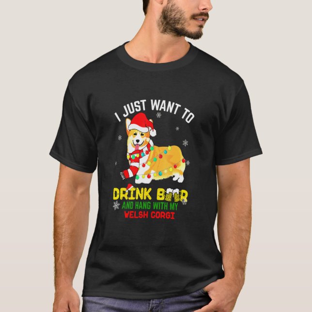 Camiseta Beer My Welsh Corgi (Frente)