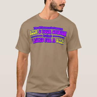 Camiseta Beer Opinion Funky Vestido