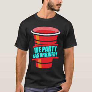 Camiseta Beer Pong A festa chegou bebedeira