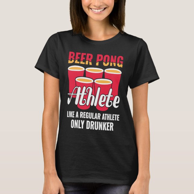 Camiseta Beer Pong Athlete  Definition Beer  Beer Pong (Frente)
