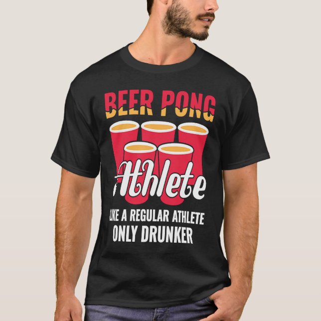 Camiseta Beer Pong Athlete  Definition Beer  Beer Pong (Frente)