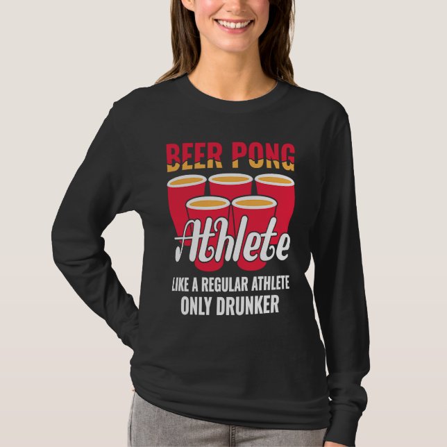 Camiseta Beer Pong Athlete  Definition Beer  Beer Pong (Frente)