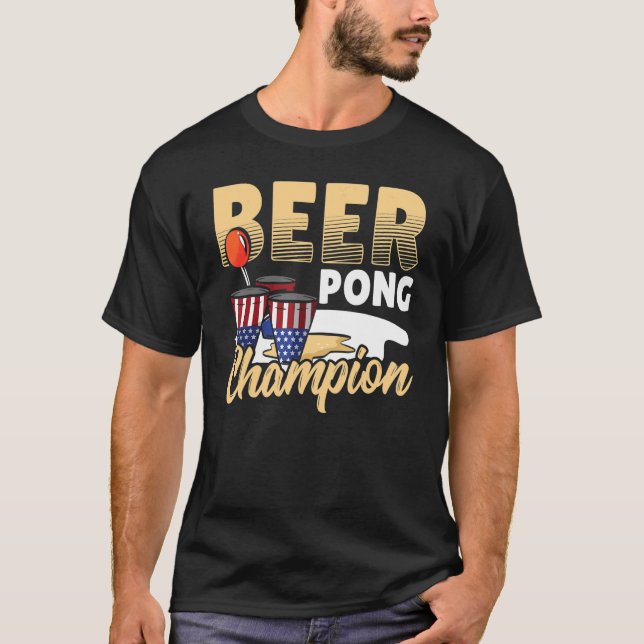 CAMISETA BEER PONG CHAMPION (Frente)