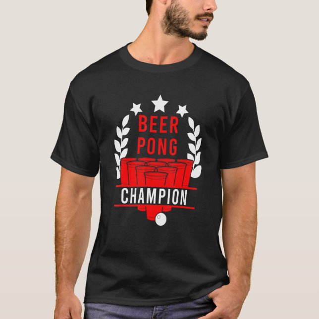 Camiseta Beer Pong Champion College Game Beirut Alco (Frente)