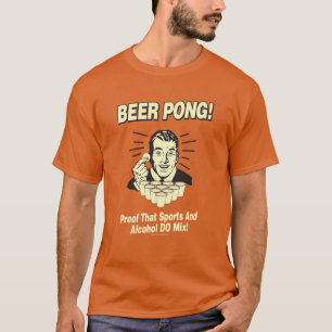 Camiseta Beer Pong: Combinação de Álcool e Esportes de Prov