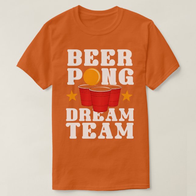 Camiseta Beer Pong Dream Team (Frente do Design)