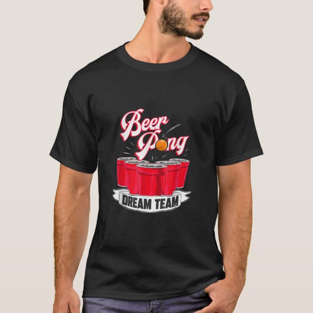 Camiseta Beer Pong Dream Team Studen (Frente)