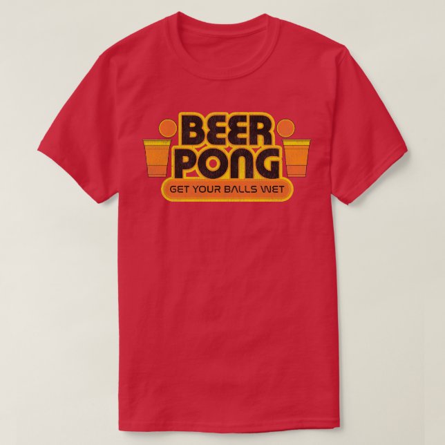 Camiseta Beer Pong Mova As Bolas (Frente do Design)