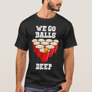 Camiseta Beer Pong, vamos fazer bolas de cerveja de festa p