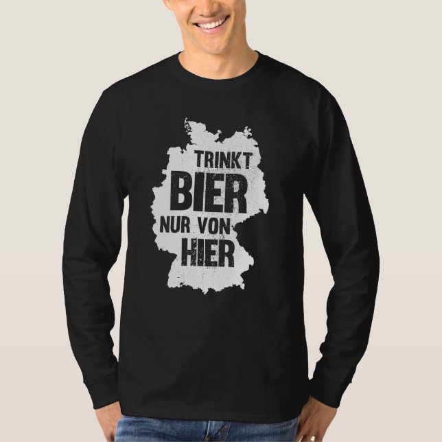 Camiseta beer saying Germany beer drinker party (Frente)
