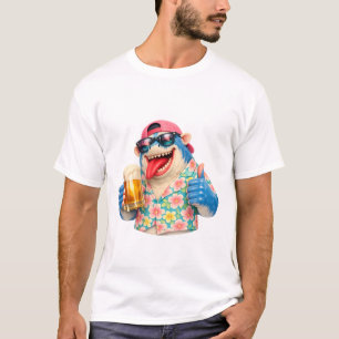 Camiseta Beer Shark Paradise
