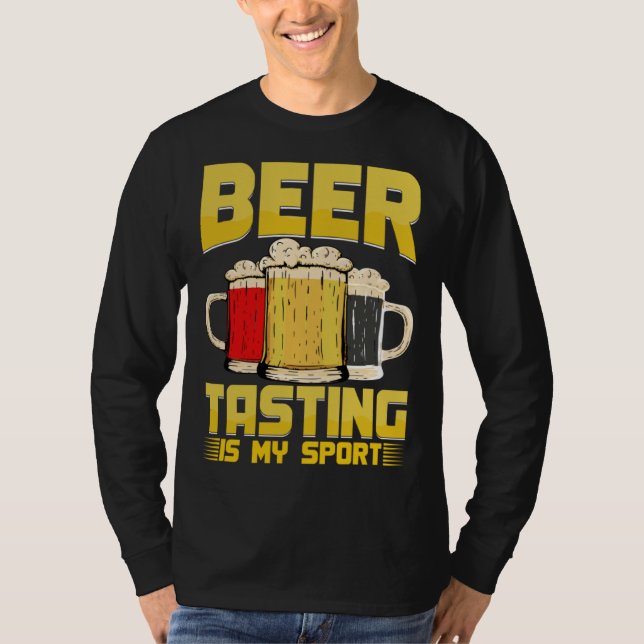 Camiseta Beer Taster Beergetarioan  Enthusiast Crafter Pub (Frente)