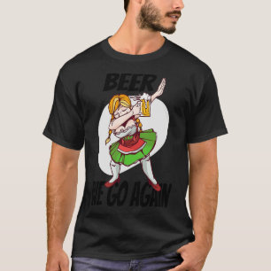 Camiseta Beer Vamos Novamente Booze Munich Dirndl Volksfest