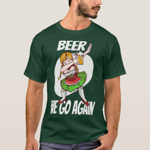 Camiseta Beer Vamos Novamente Booze Munique Dirndl Volksfes