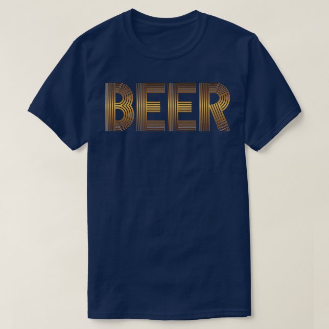 Camiseta Beer Vintage Retro Look (Frente do Design)