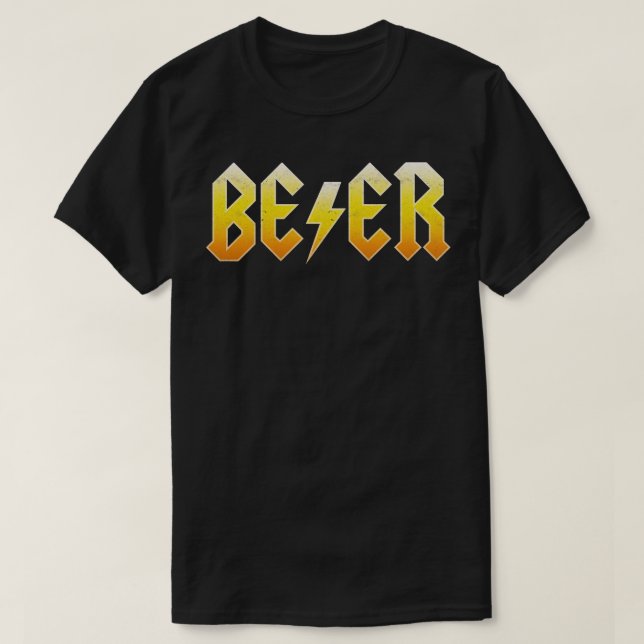 Camiseta Beer Vintage Rock (Frente do Design)