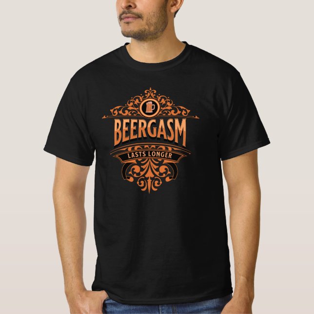 Camiseta Beergasm Funny Legal Cotação Beer T-Shirt (Frente)