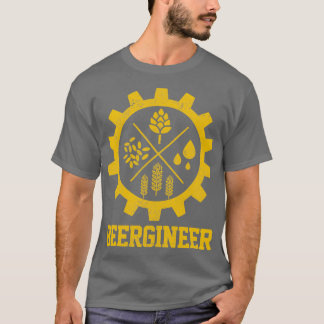 Camiseta Beergineer Homebrew Home Brewer Artesanato Brewer
