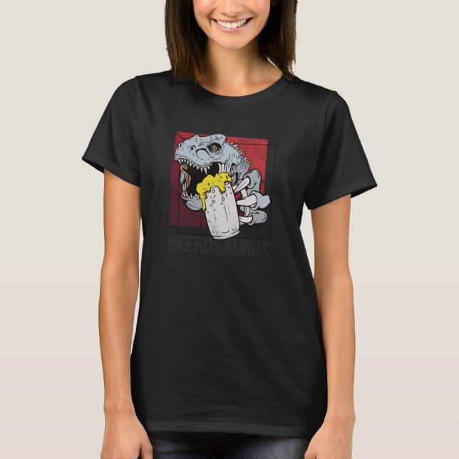 Camiseta Beerossauro Bierosaurier Beer Álcool (Frente)