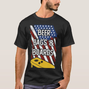 Camiseta Beers Bolsas And Conselho American Cornhole Player