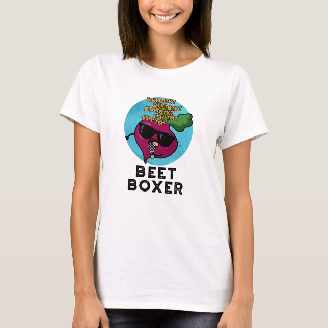 Camiseta Beet Boxer Engraçado Beet Pun (Frente)