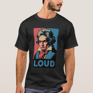 Camiseta Beethoven Engraçado Alto