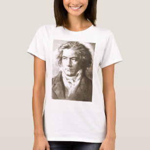 Camiseta Beethoven Na Sepia