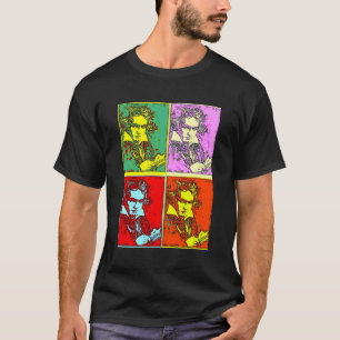 Camiseta Beethoven, pop-art