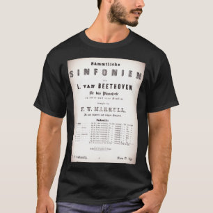 Camiseta Beethoven Sinfonien Classic T-Shirt