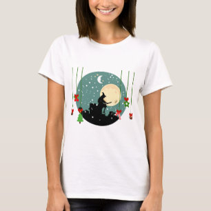 Camiseta befana do Natal do esmagamento