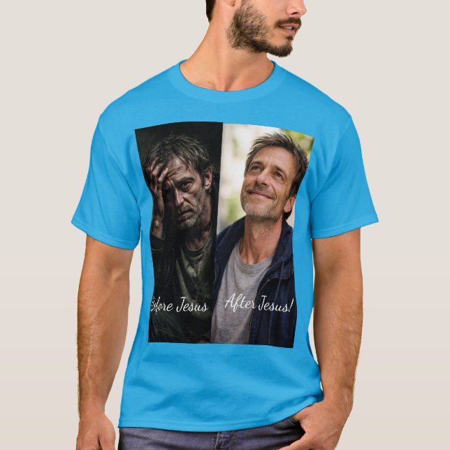 Camiseta Before Jesus After Jesus T-Shirt (Frente)