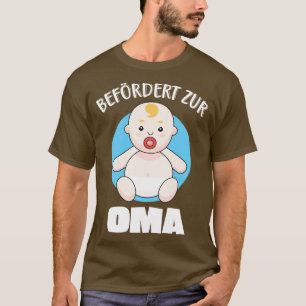 Camiseta Befrdert zur Oma Familie Geburt Enkel Baby