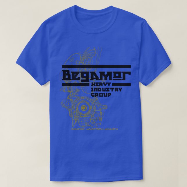 Camiseta Begamor Heavy Industry Group (Frente do Design)