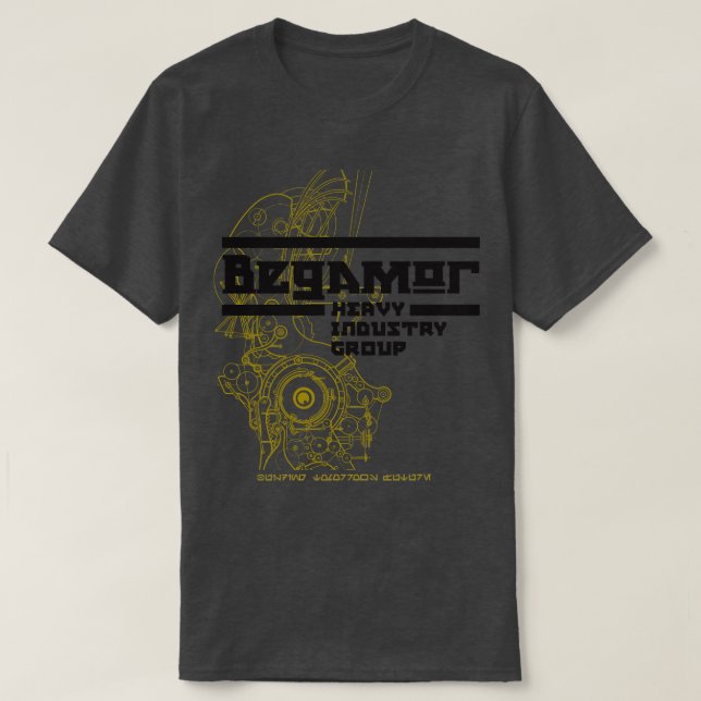 Camiseta Begamor Heavy Industry Group (Frente do Design)