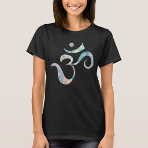 Camiseta Bege Om Marmorizado