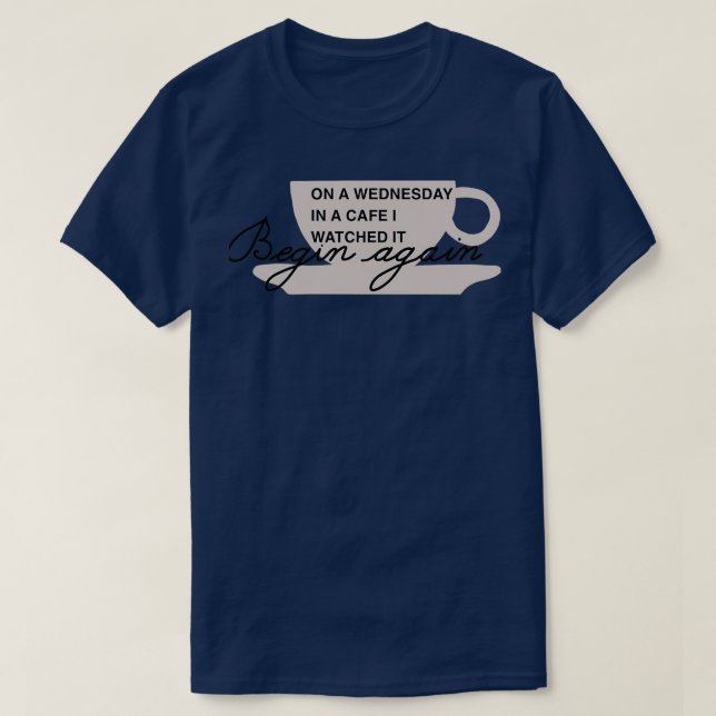 Camiseta Begin again (Frente do Design)