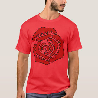 Camiseta Begonia Flower Red Scarlet Hippie Festival Jam gir