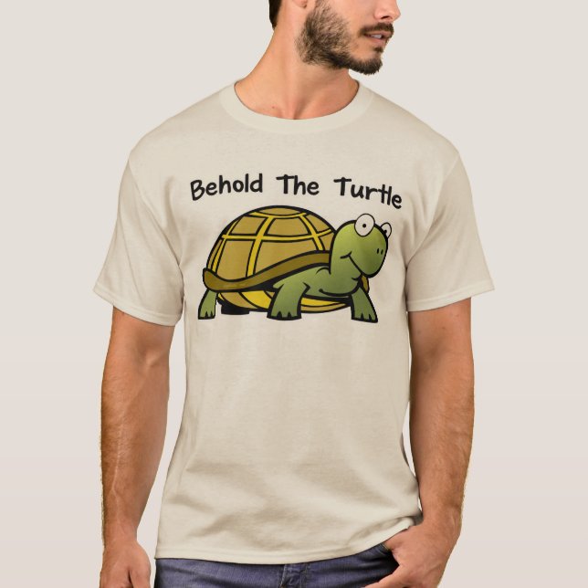 Camiseta Behold a tartaruga (Frente)